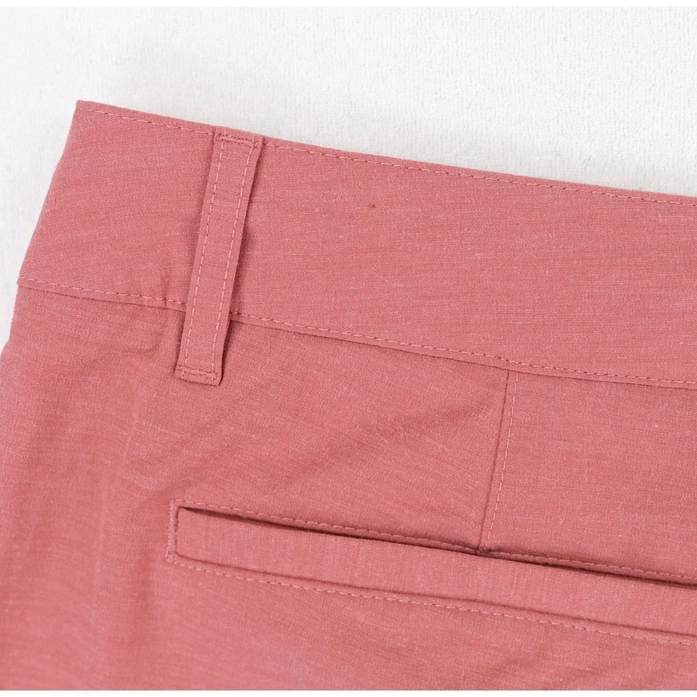 Faherty All Day Shorts Mens 40 Pink Performance Stretch Chino 9